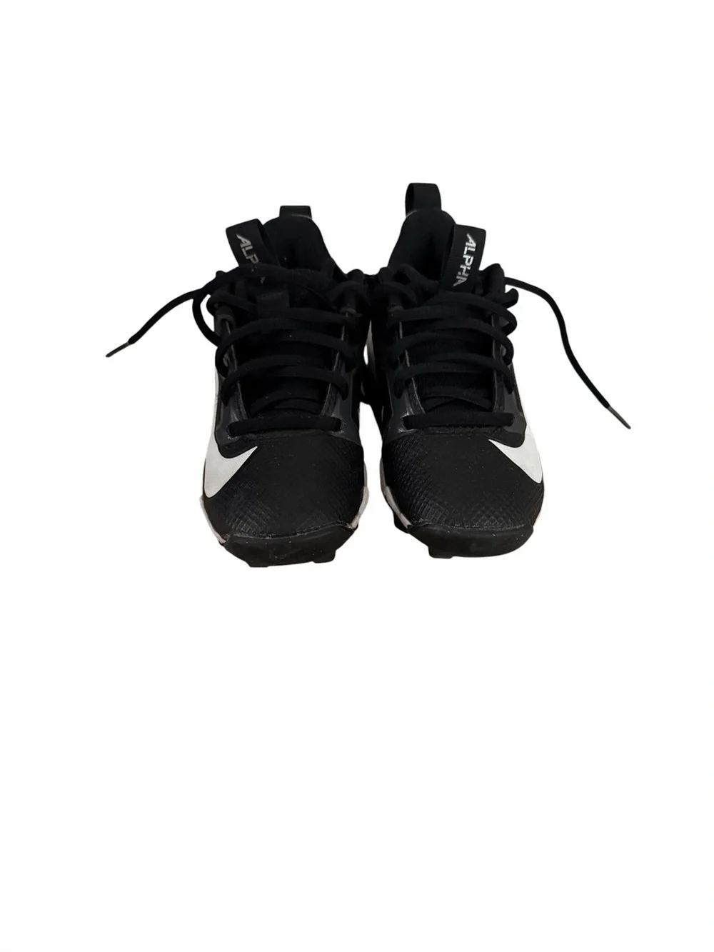 Boys Nike Menace 4 Shark Black and White Football Cleats